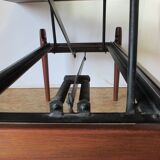 Table transformable system  rosewood