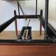 Table transformable system  rosewood