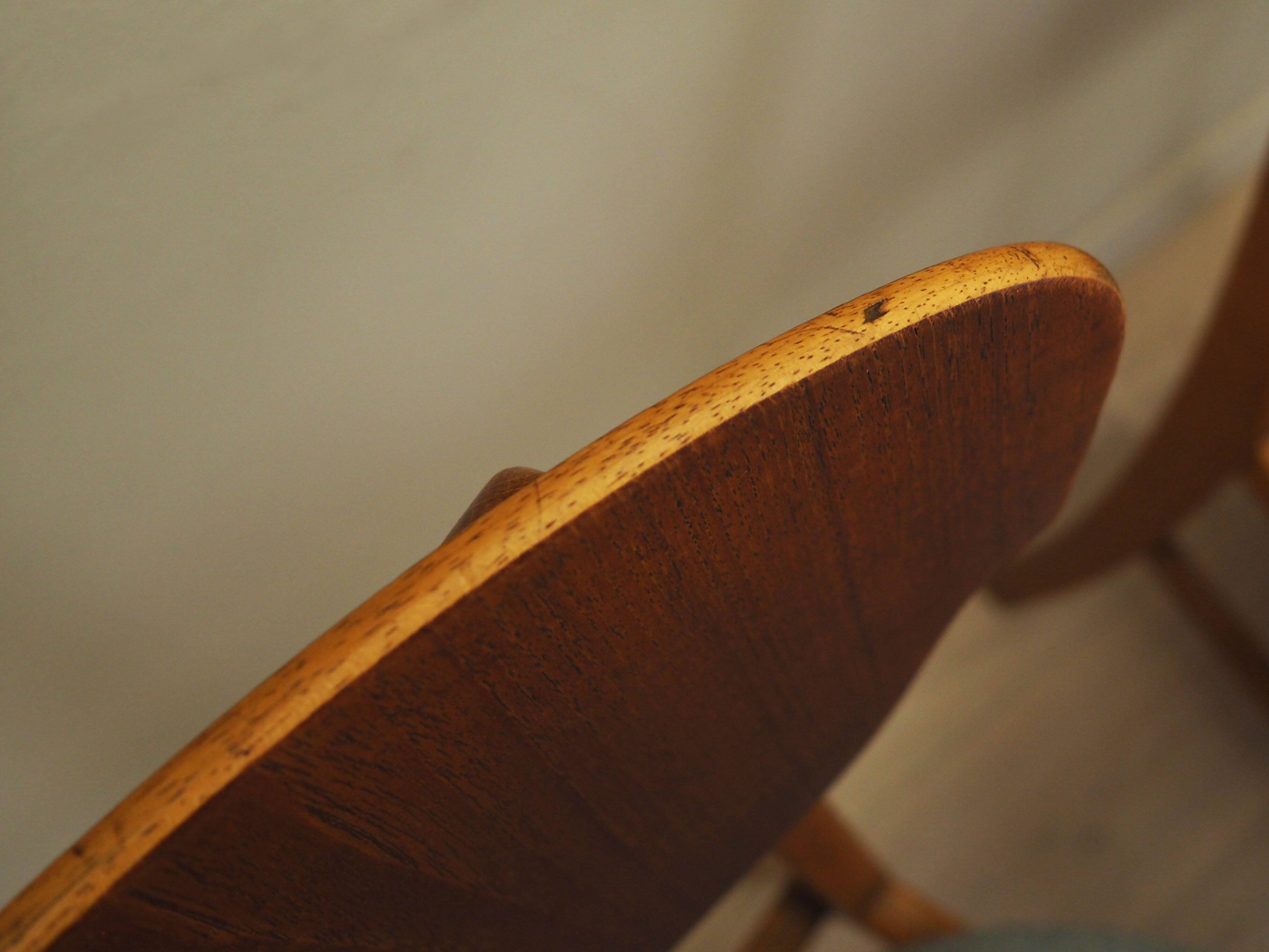 Set of six teak chairs, Danish design, 1970s, production: Denmark