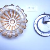 Typical 70s vintage ceiling light, sun