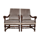 Armchairs in walnut early 18th century in pair