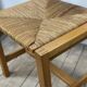 Set of 6 solid elm chairs by maison regain 1970.