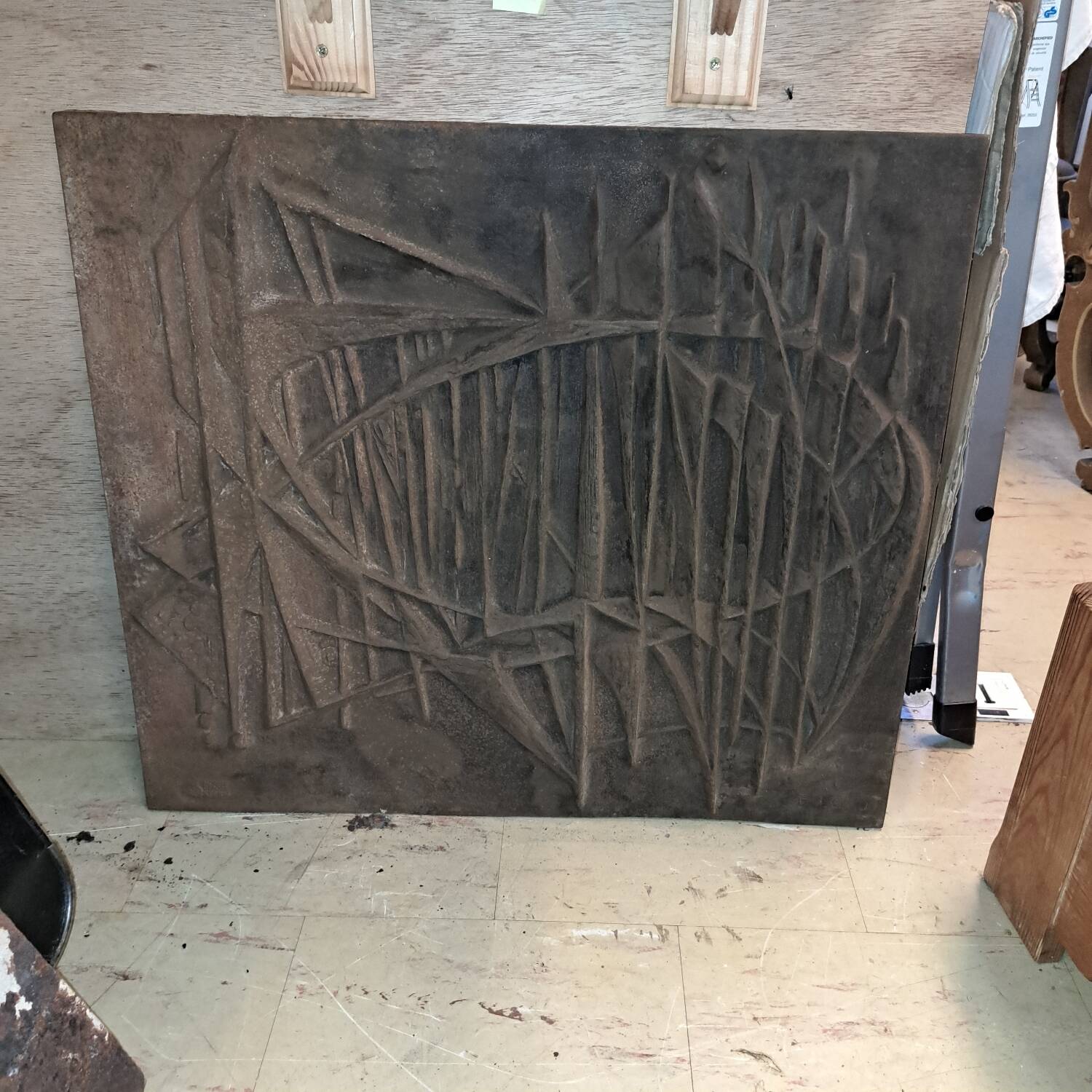 Modernist Fireplace Plate