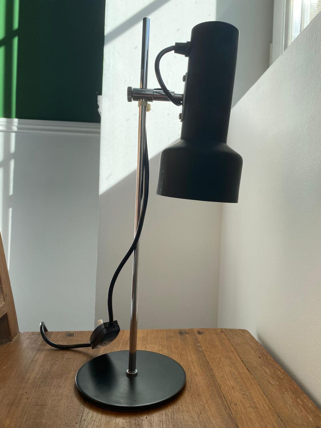 70s metal desk lamp