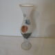 Vase glass frosted deco floral