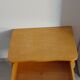 Table d'appoint chevet bout de canapé en bois clair style art déco
