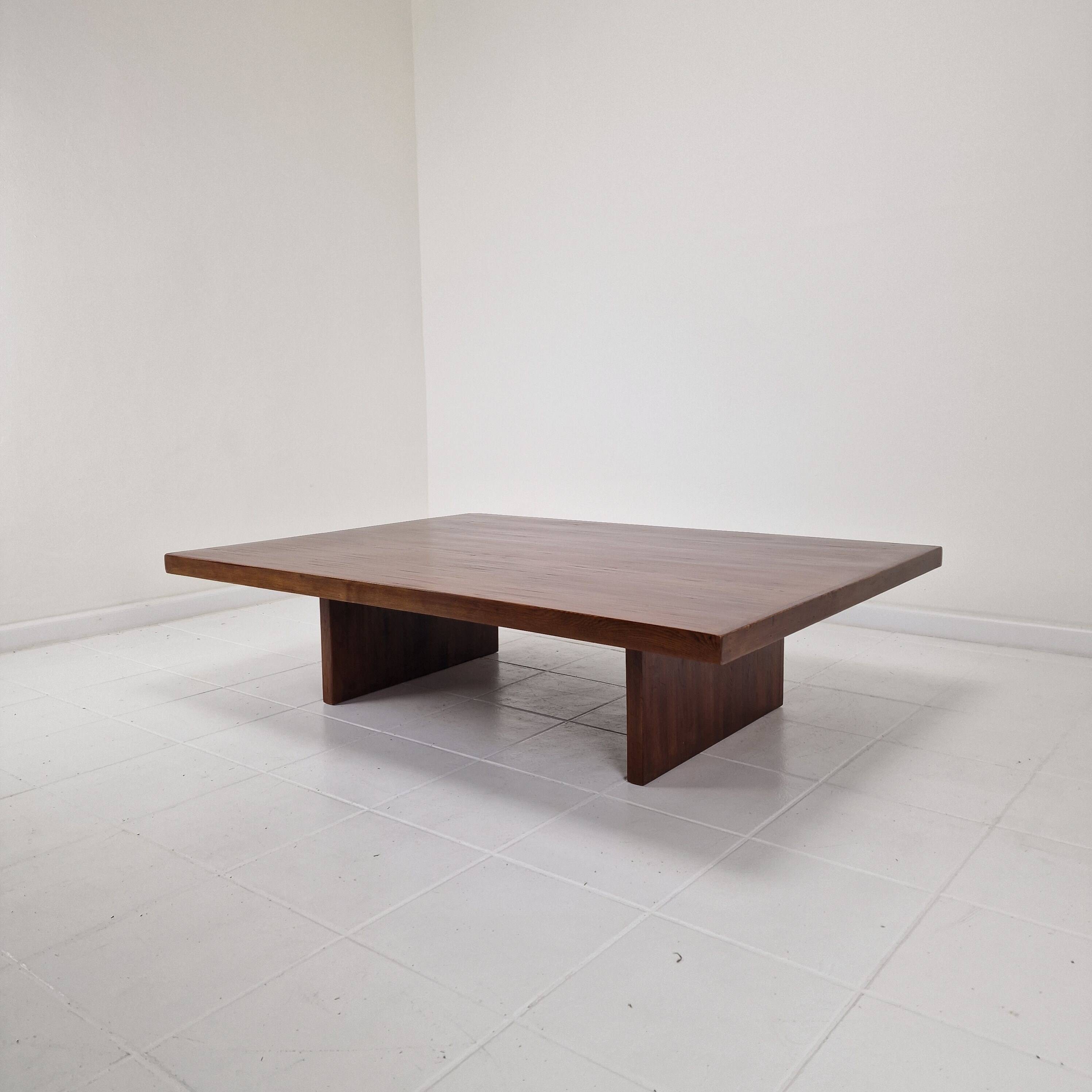 Large Bamboo "Wabi Sabi" Coffee Table by Axel Vervoordt, Belgium, 1980's