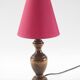 Pied de lampe de chevet bois tourné