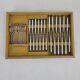 Boulenger 88-piece silver-plated metal cutlery set, shell model