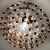Vintage Murano crystal technology lamp, years 50