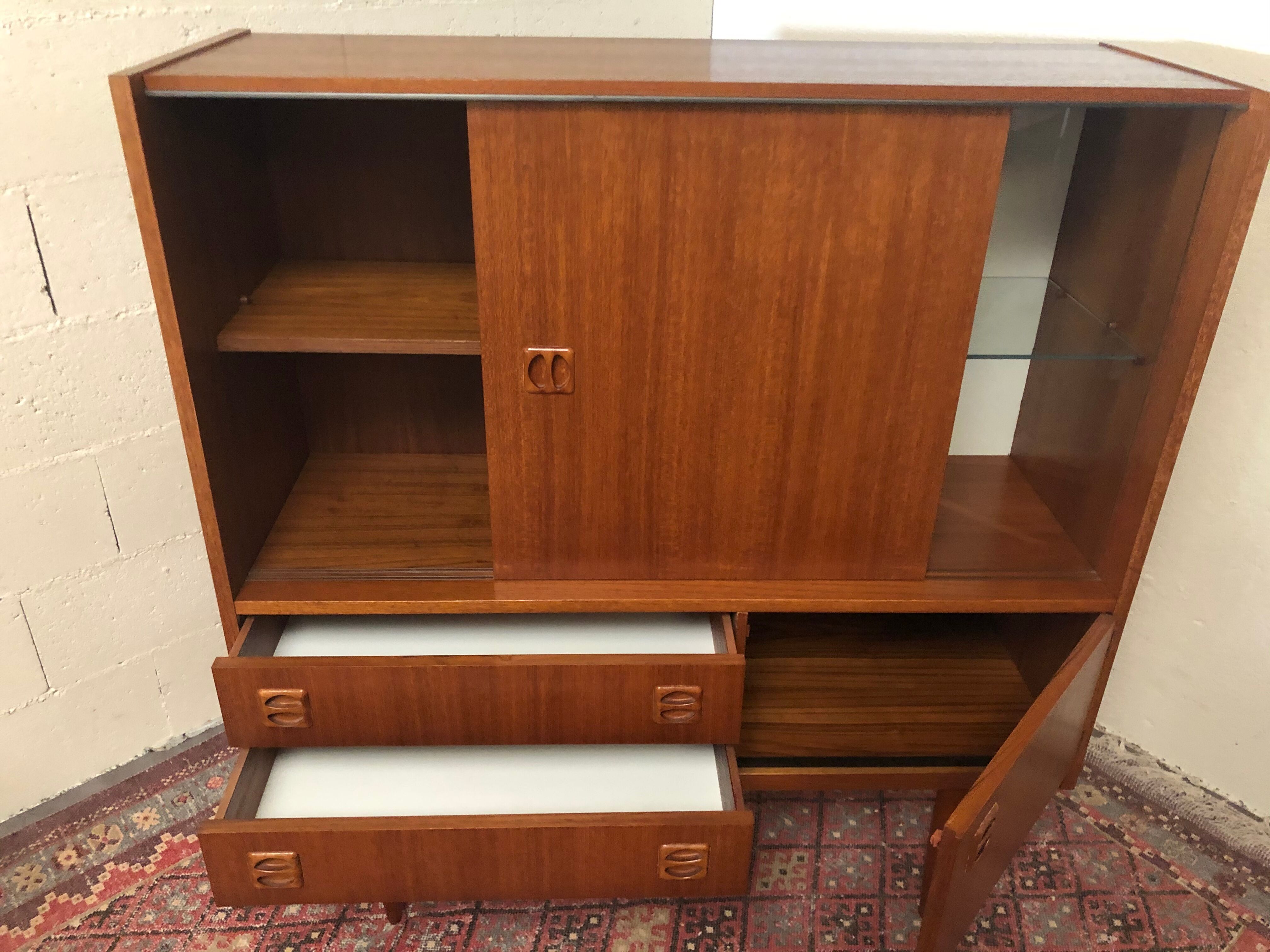 Vintage 60-year storage furniture silver