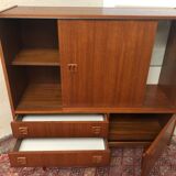 Vintage 60-year storage furniture silver