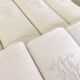 7 damask and monogrammed napkins