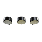 Trio of Model 778 B (Simris/Olympia) Black Bookshelf Lamps by Anders Pehrson for Ateljé Lyktan, Sweden, 1964