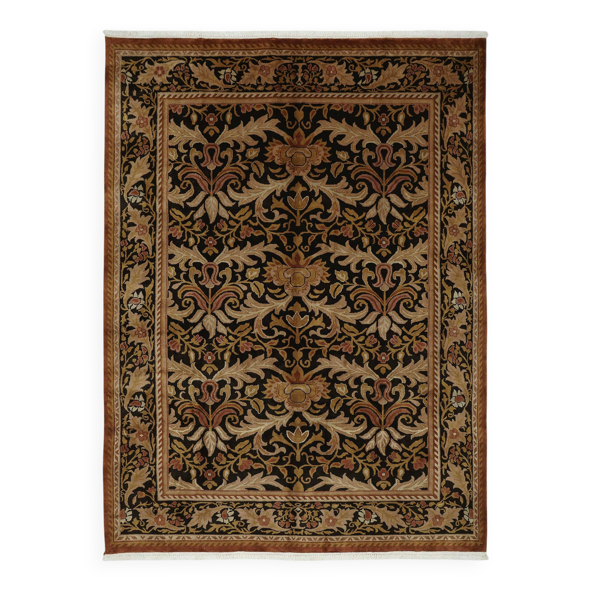 Turkish Handknotted Wool Oushak Rug 268 cm x 360 cm