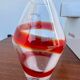 Petit vase Guzzini verre soufflé