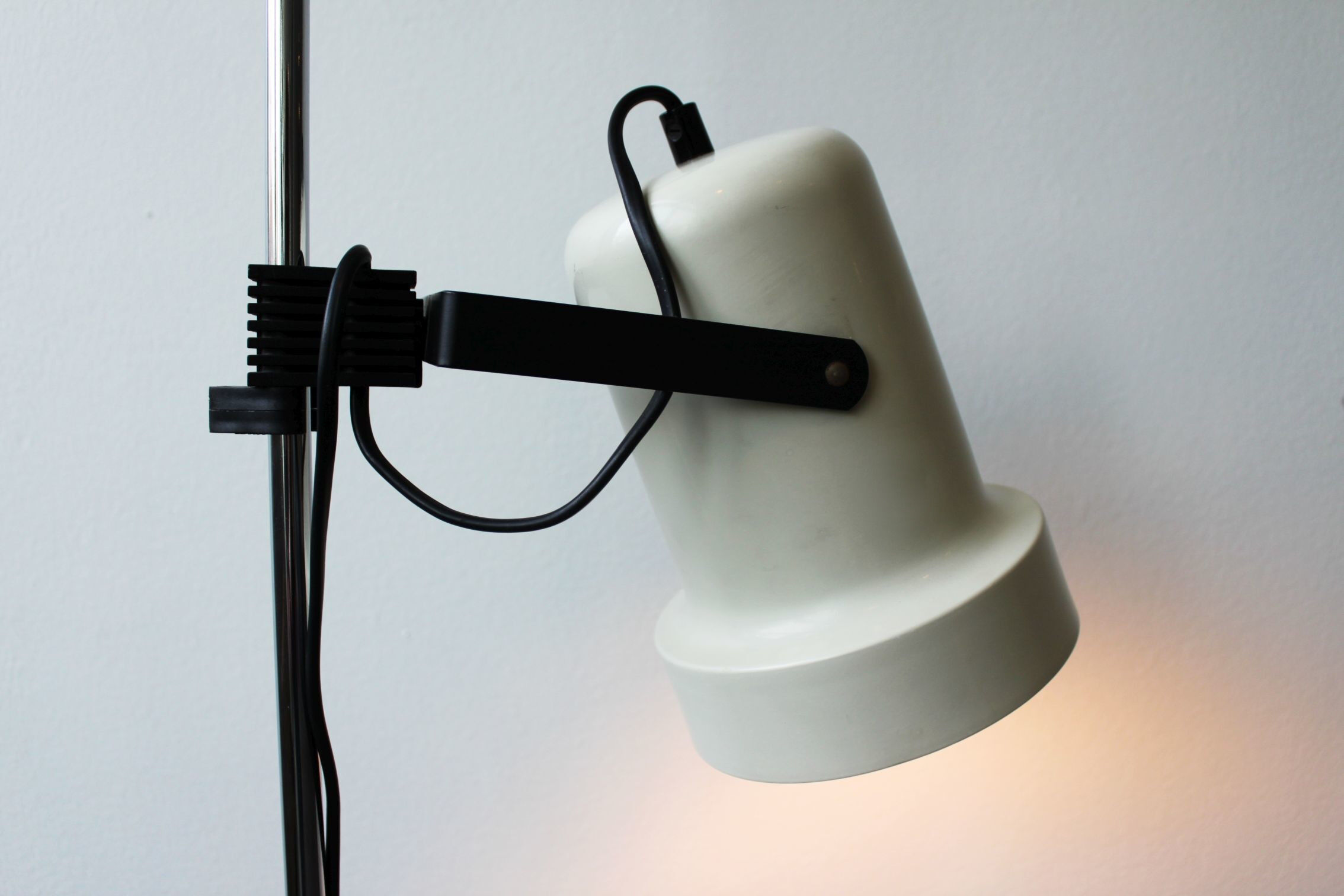 Vintage floor lamp, adjustable spot, 1970.