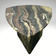 Cipollino marble kidney oval side table, Italy