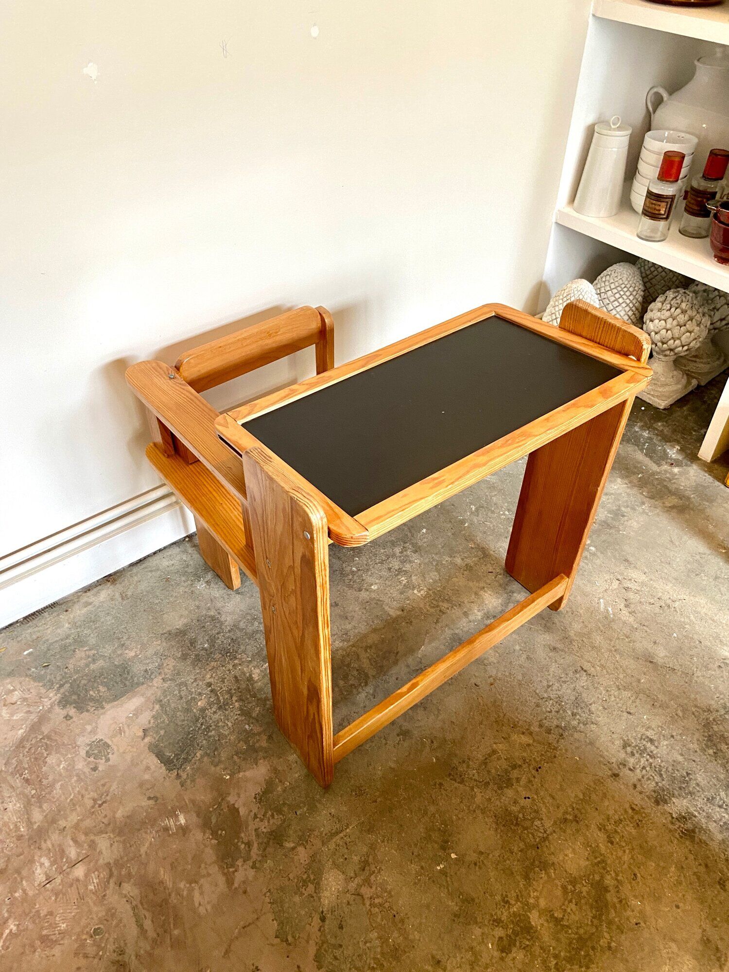 Bureau modulable Trama pour enfant en bois clair