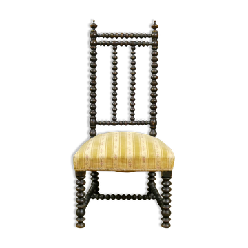 Antique french bobbin chair, 19th century