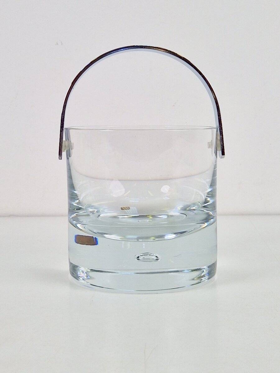 Pippi Ice Bucket in Glass by Vicke Lindstrand for Kosta Boda, Sweden, 1970s