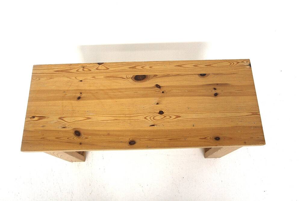 Scandinavian pine bench, Sweden, 1970