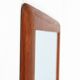 Filigree mid-century teak mirror by Aarhus Glasimport og Glassliberi A/S / Danish modern design / 1960s / 1970s