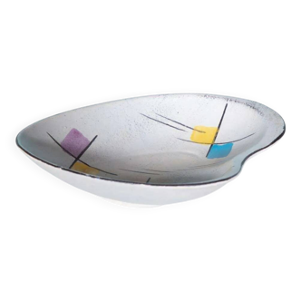 Art Deco bonbonnière from West Germany in ceramic, vintage.