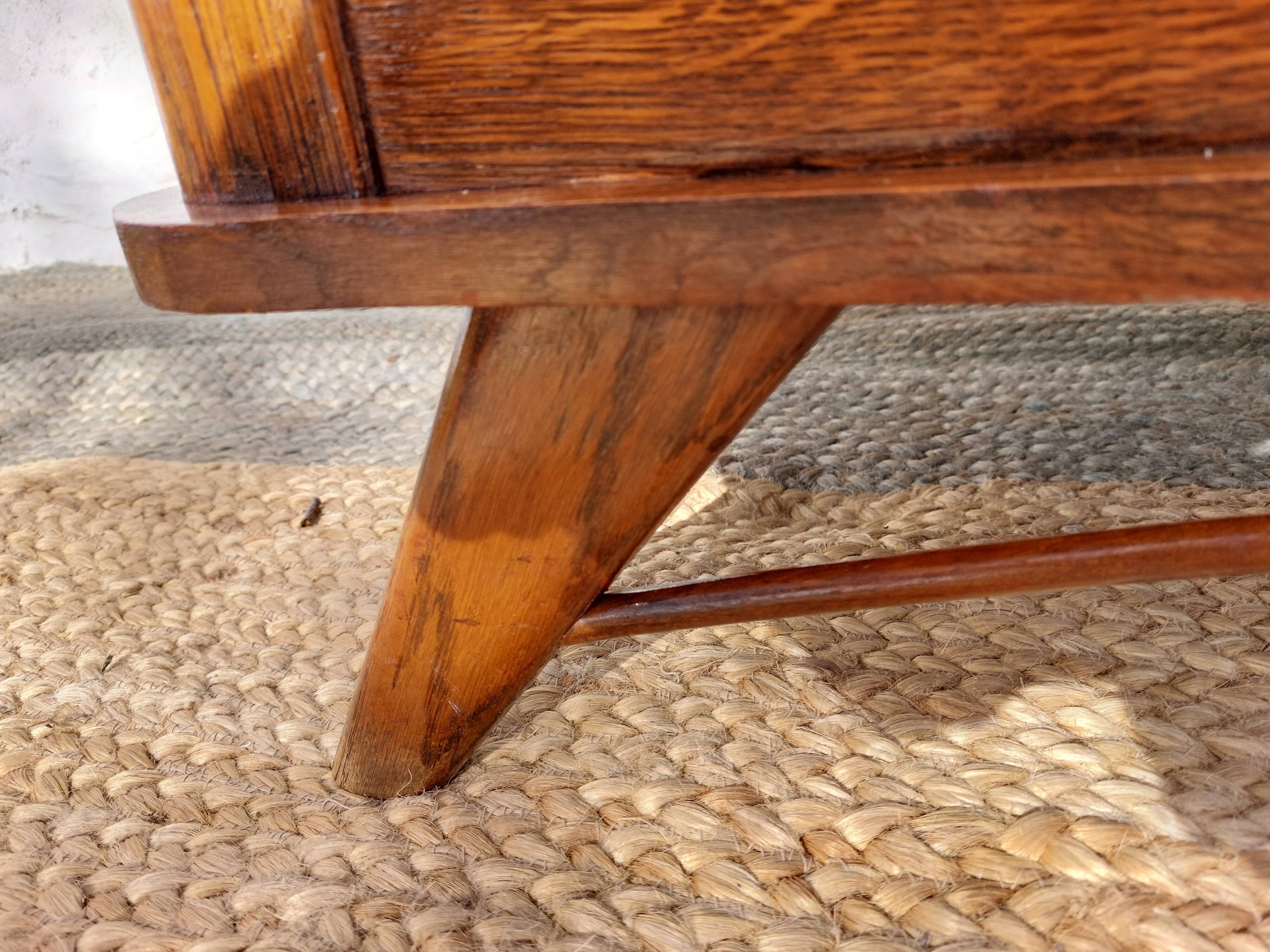 vintage commode with tapered legs