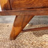 vintage commode with tapered legs