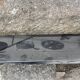 Vintage string wall shelf from the 60s in metal