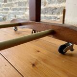 Wooden valet on wheels