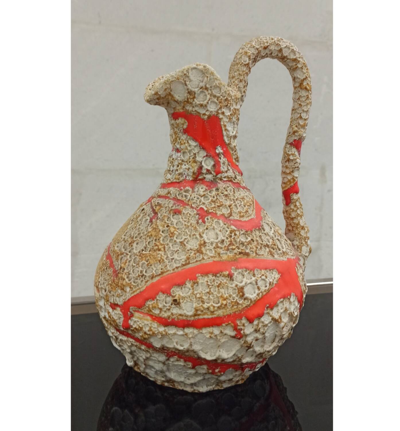 Ceramic vase from Vallauris, 70's