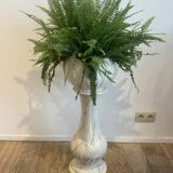 Vintage porcelain planter and column
