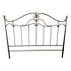 Wrought iron headboard