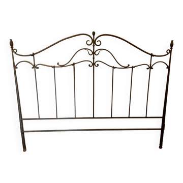 Wrought iron headboard