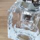 70s glass cube table lighter