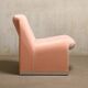 Giancarlo Piretti Alky Lounge Chair in Pink Velvet (Rose Dust) Fabric for Anonima Castelli