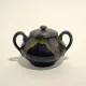 Ceramic sugar bowl with lid