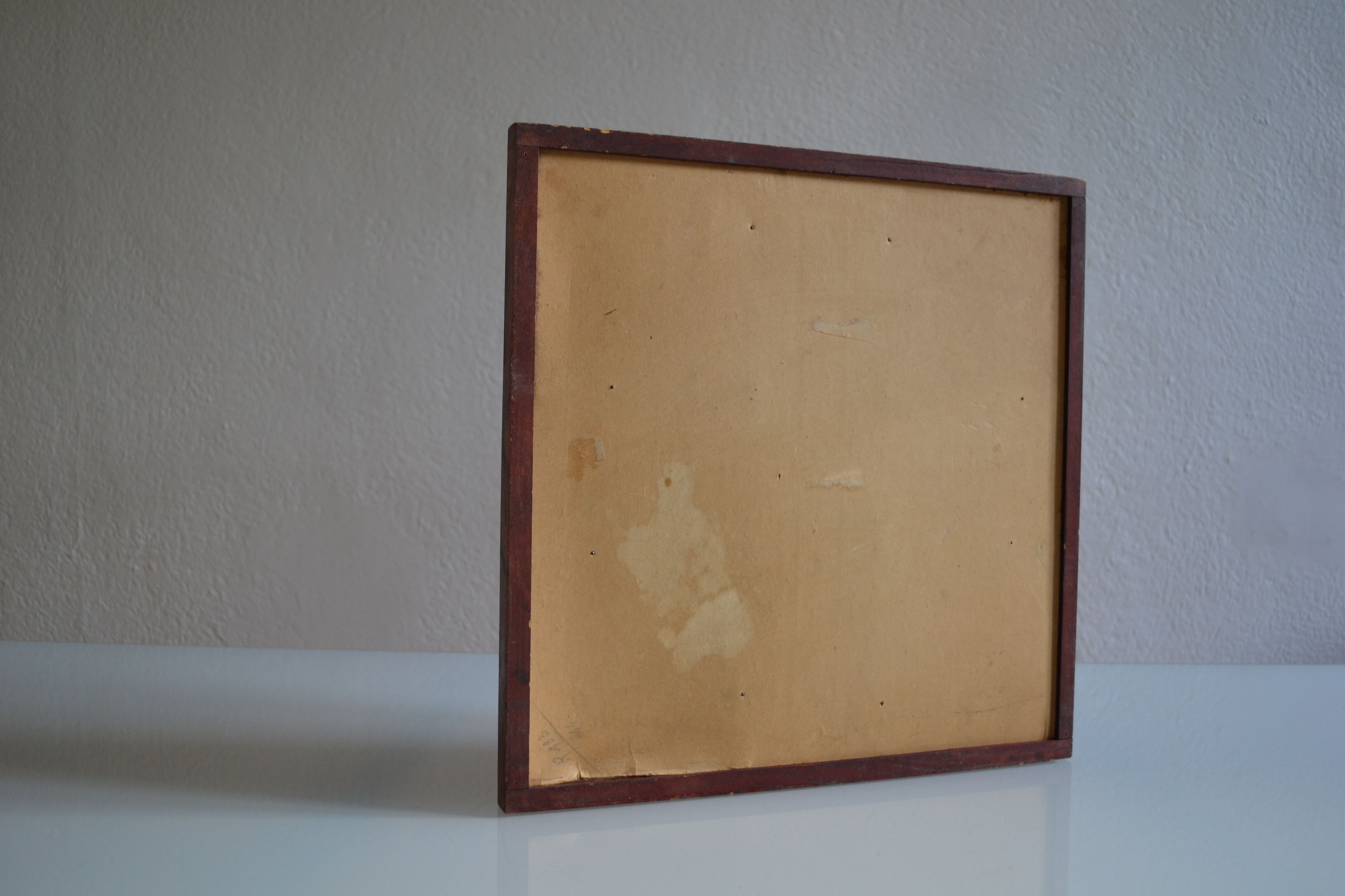 Old game board of small horses