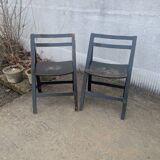 Pair of folding chairs