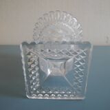 Medici vase molded crystal bohemian decor vintage french crystal vase
