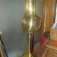 1970s Brass Space Age Staff Lamp