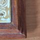 Wooden and ceramic trivet