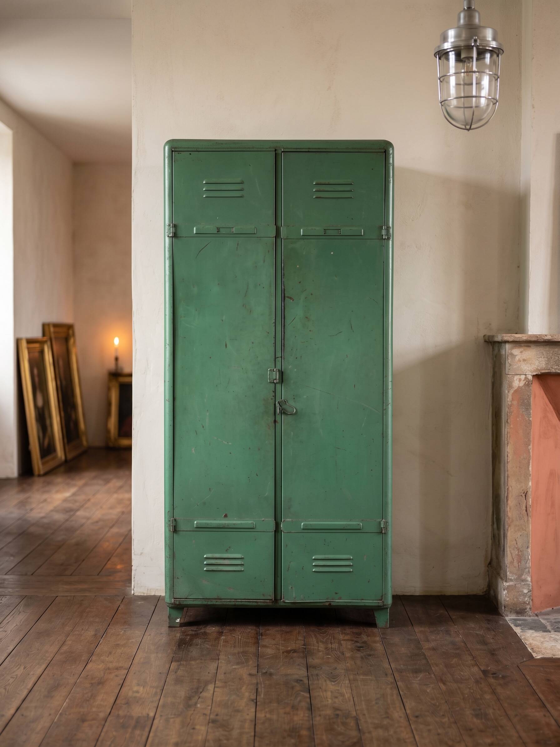 Vestiaire double ancien