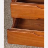 Elm chest of drawers produced by Maison Regain, 1970