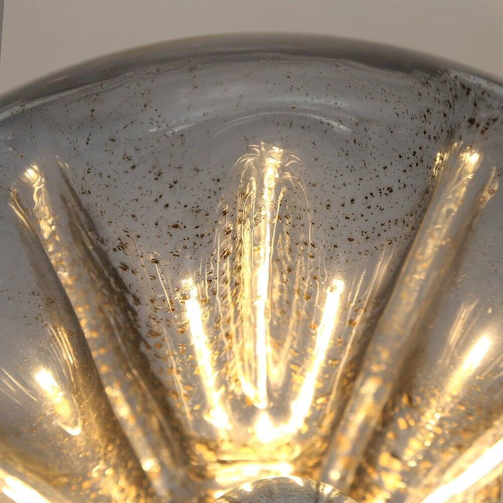 Murano glass table lamps with gold leaf inclusions, 1970s, set of 2.