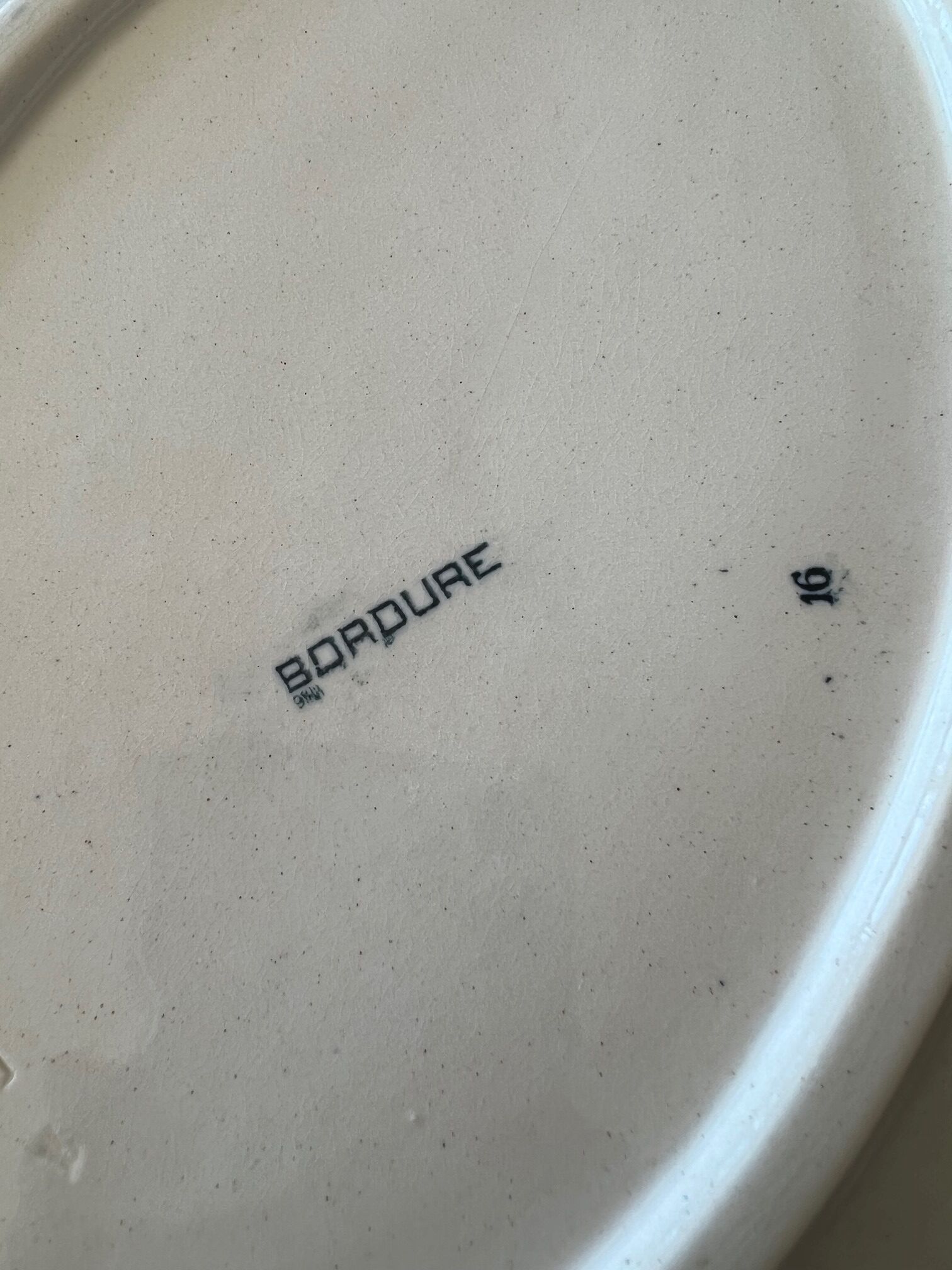 Oval flat Iron Earth