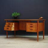 TEAK WRITING DESK DANISH DESIGN 60 70 RETRO