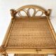 Vintage rattan shelf, bedside or end of sofa